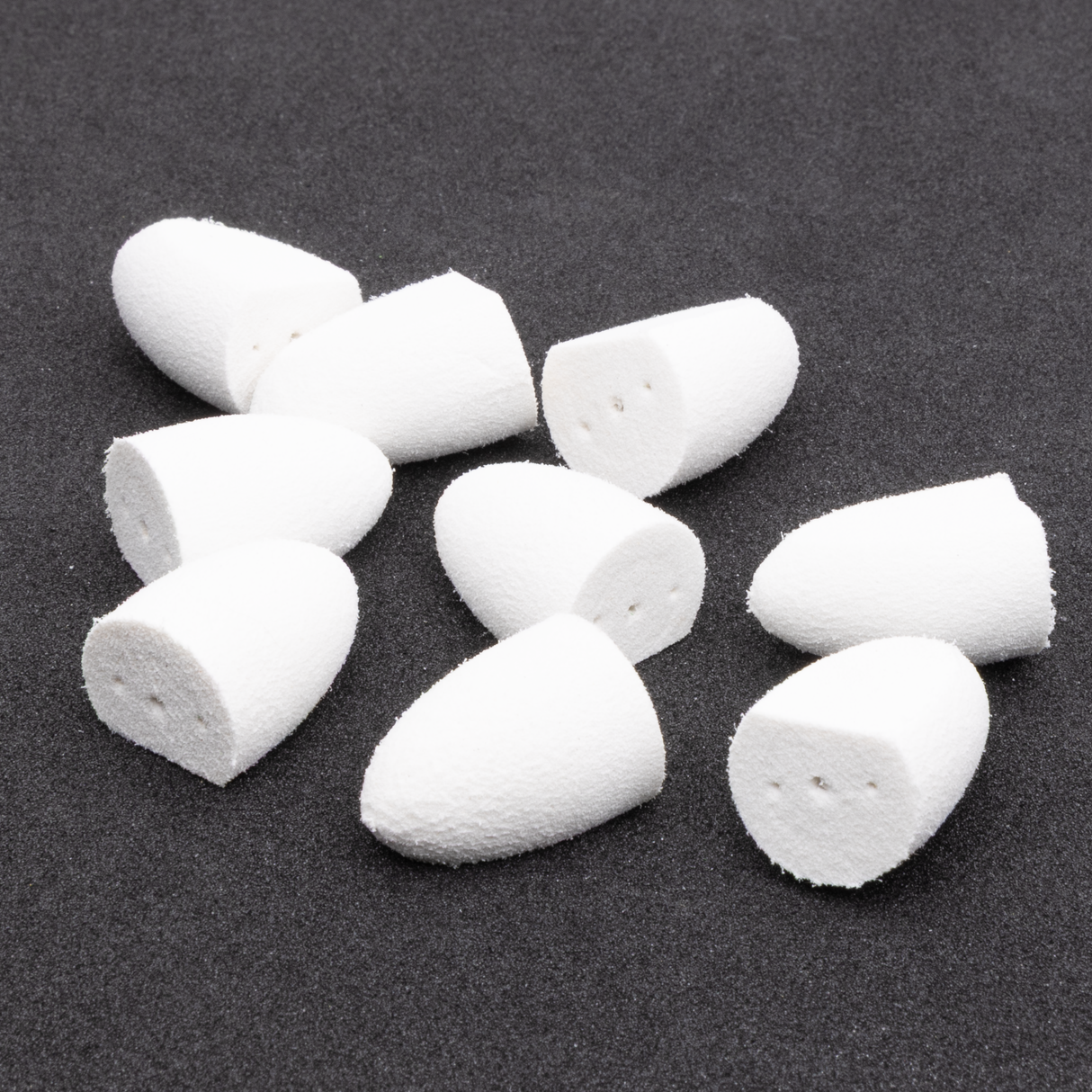 White Foam Popper Heads