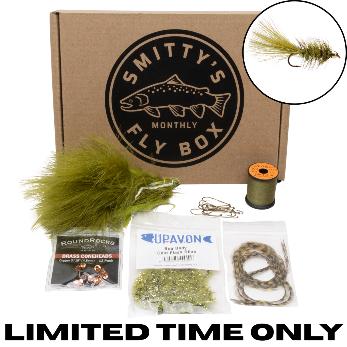 Mini Conehead Bugger - Tying Bundle
