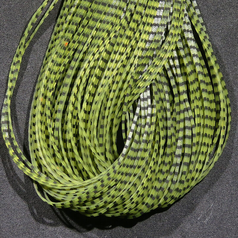 Hareline Grizzly Flutter Legs - Black Barred