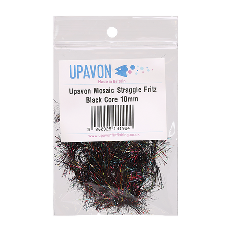 Mosaic Fritz Black Core Upavon Straggle Hackle