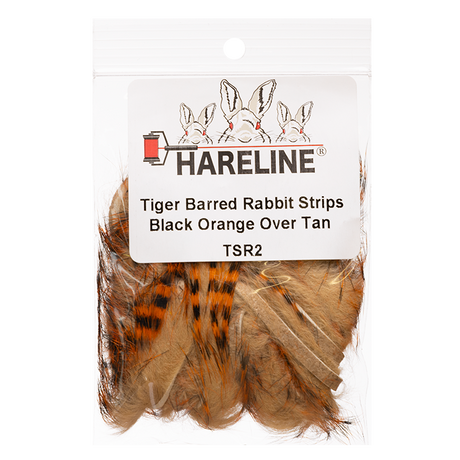 Hareline Tiger Barred Rabbit Strips