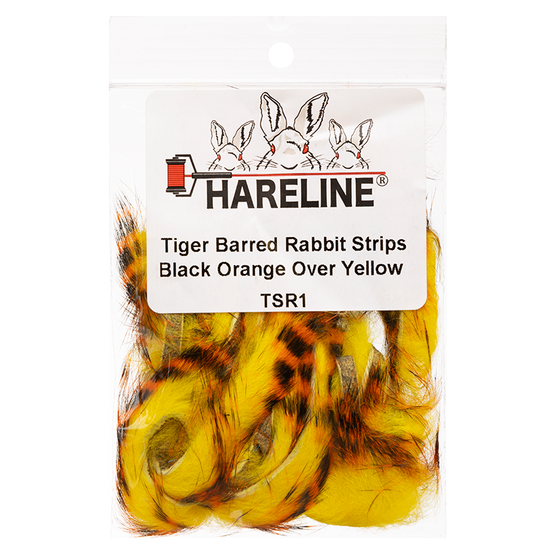 Hareline Tiger Barred Rabbit Strips