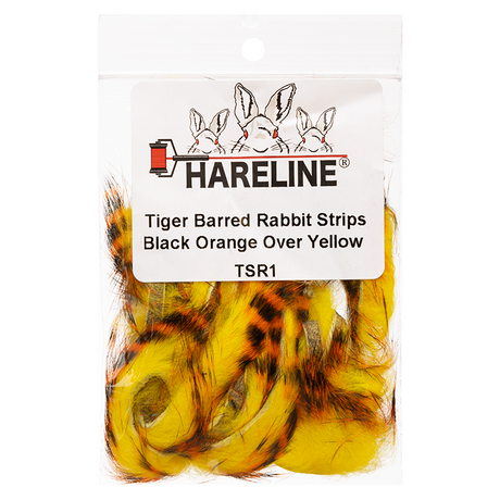 Hareline Tiger Barred Rabbit Strips