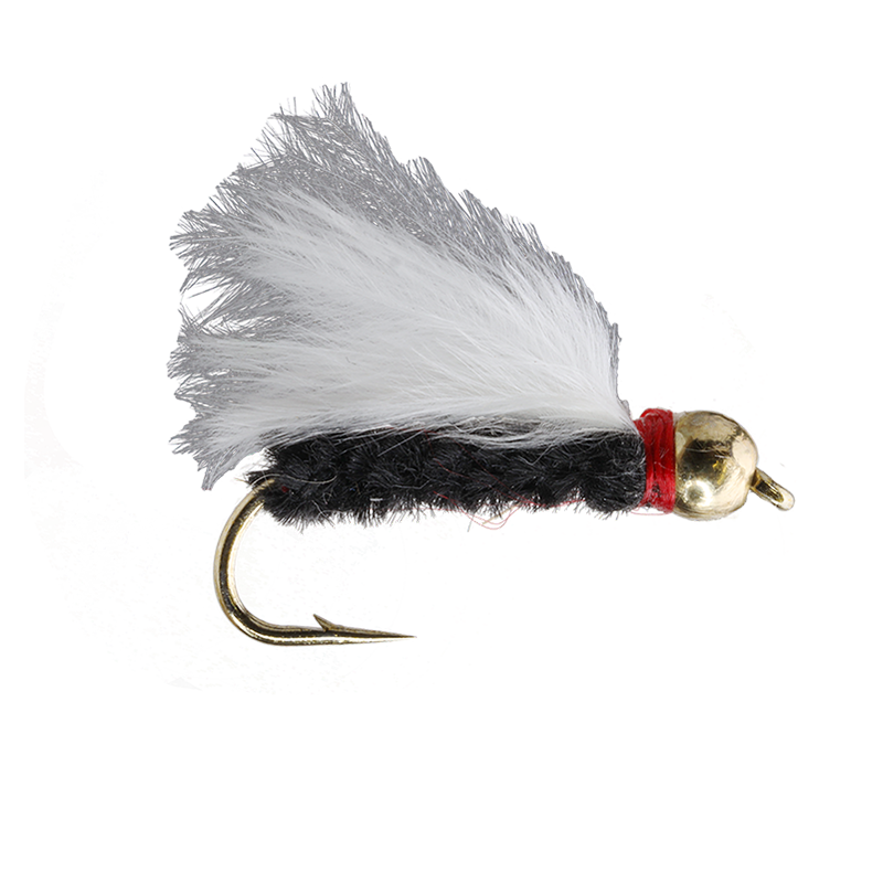 Black/ White Marabou Streamer