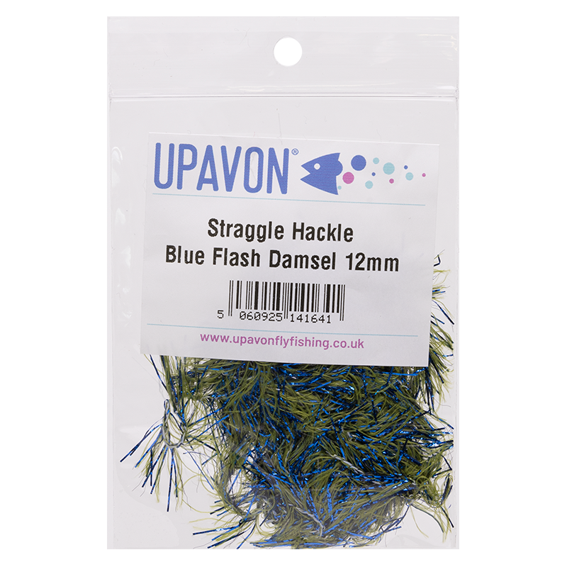 Blue Flash Damsel Upavon Straggle Hackle