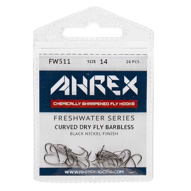 Ahrex Freshwater Series Curved Dry Fly Barbless