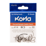 Kona Curved Nymph Caddis Hooks