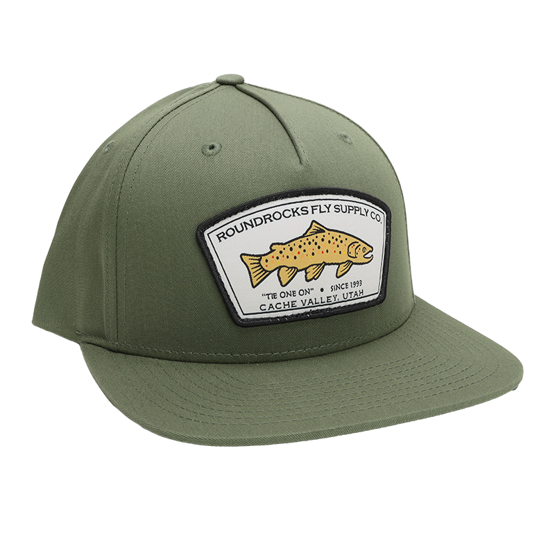 RoundRocks Army Olive Fish Hat