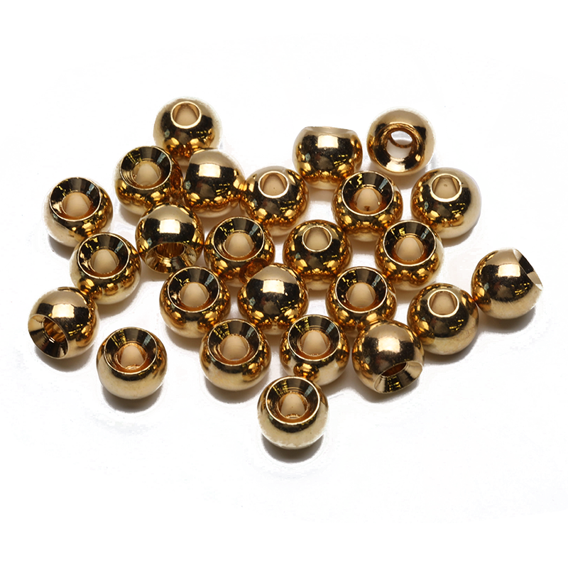 RoundRocks Brass Beads