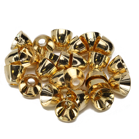 RoundRocks Brass Conehead Beads