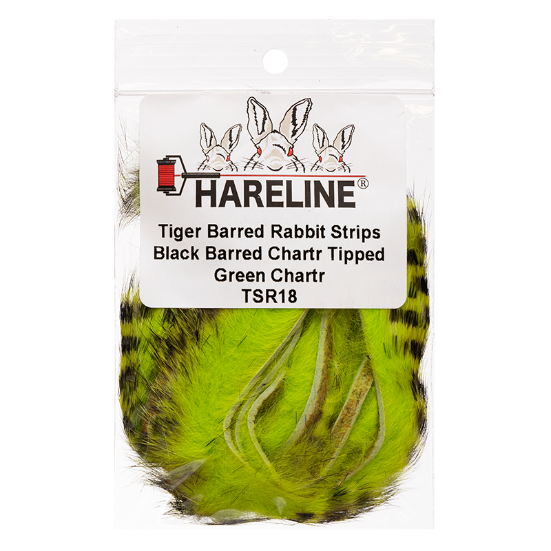 Hareline Tiger Barred Rabbit Strips