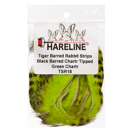 Hareline Tiger Barred Rabbit Strips