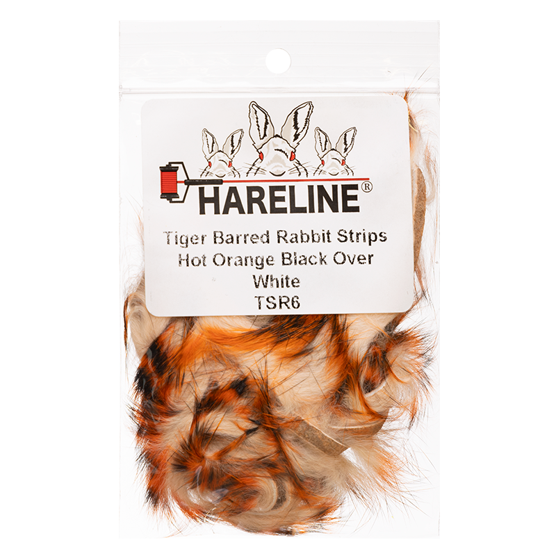 Hareline Tiger Barred Rabbit Strips