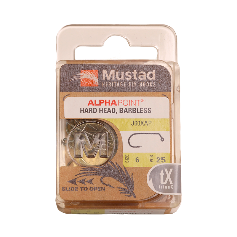 Mustad Barbless Hard Head Hooks