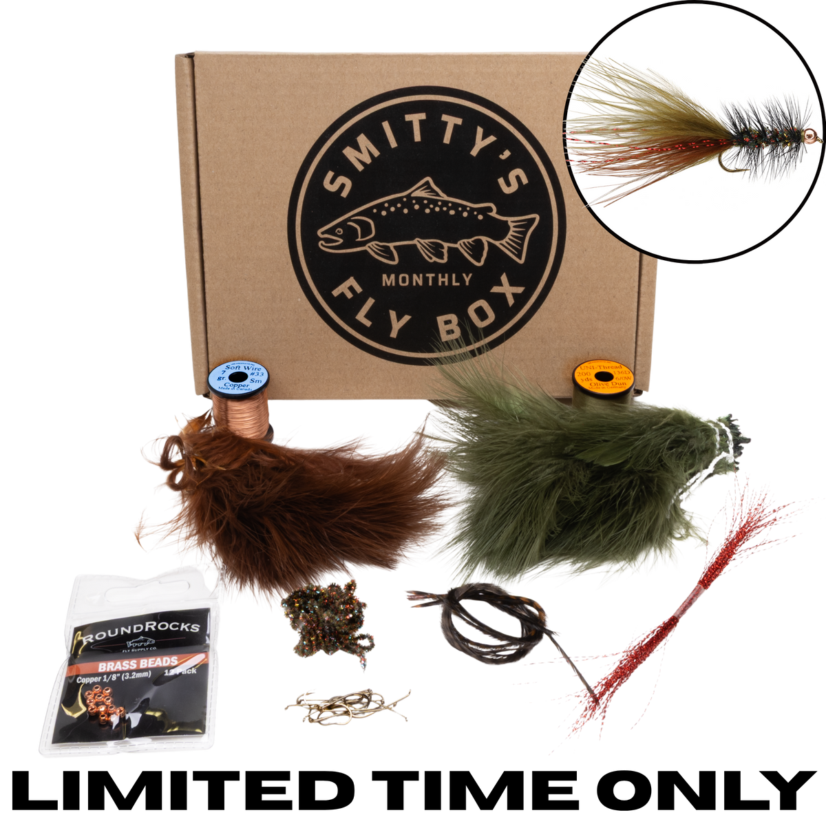 Christmas Mini Bugger - Tying Bundle