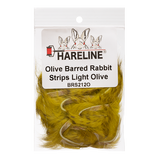 Hareline Olive Barred Rabbit Strips