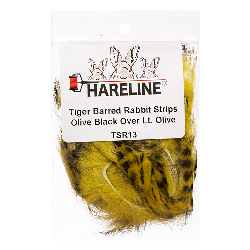 Hareline Tiger Barred Rabbit Strips