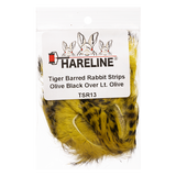 Hareline Tiger Barred Rabbit Strips