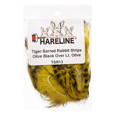 Hareline Tiger Barred Rabbit Strips