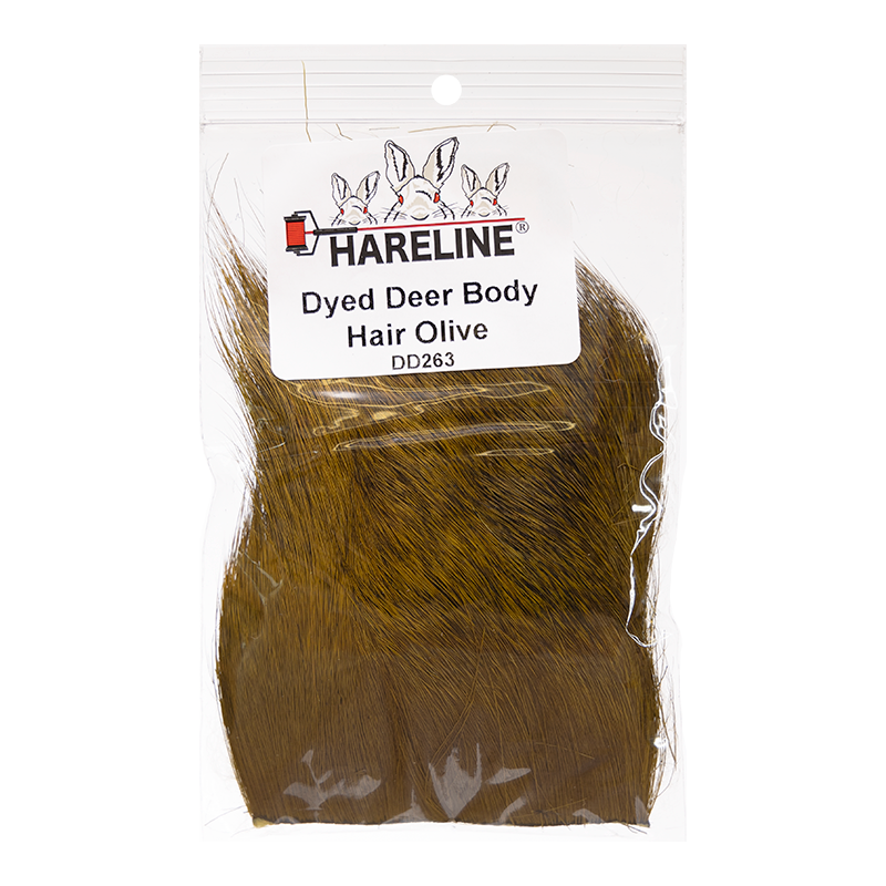 Hareline Dyed Deer Body Hair