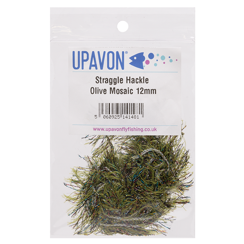 Olive Mosaic Upavon Straggle Hackle