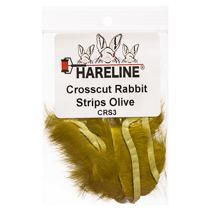 Hareline Cross-cut Rabbit Strips