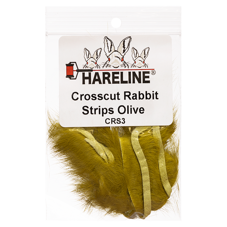 Hareline Cross-cut Rabbit Strips