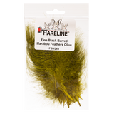 Fine Black Barred Marabou Feathers