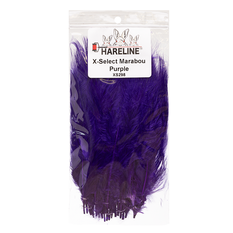 Hareline | Mini Marabou Purple #298