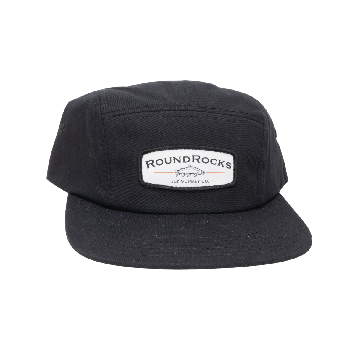 RoundRocks Black 5-Panel Hat
