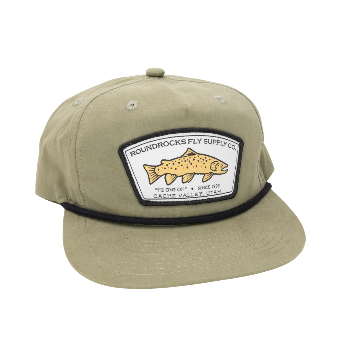 RoundRocks Olive Rope Hat