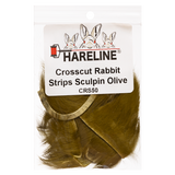 Hareline Cross-cut Rabbit Strips