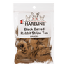 Hareline Black Barred Rabbit Strips