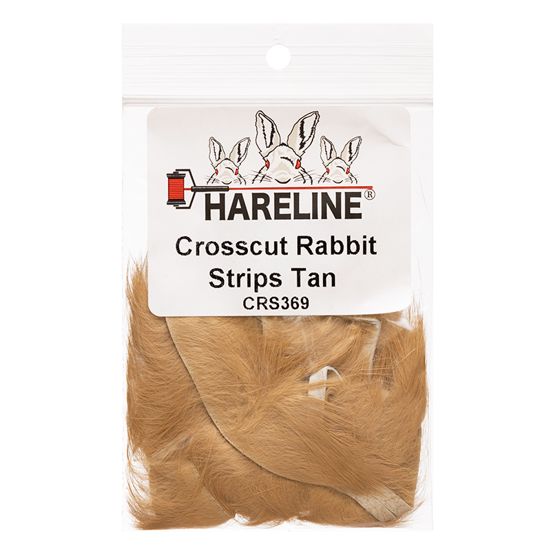 Hareline Cross-cut Rabbit Strips