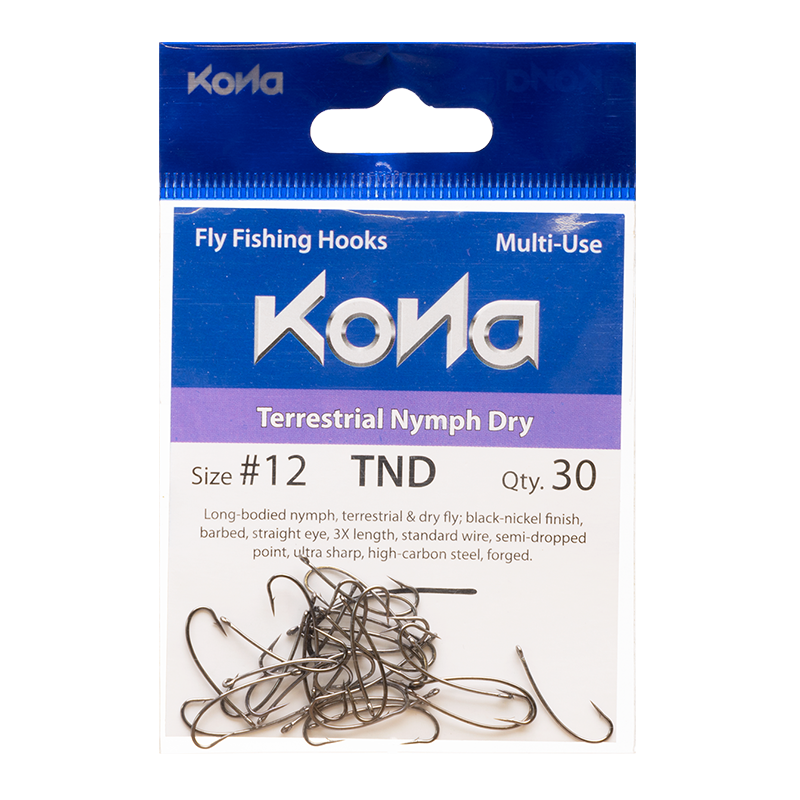 Kona Terrestrial Nymph Dry Hooks – Smitty's Fly Box