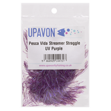 UV Purple Pesca Vida Streamer Straggle Hackle