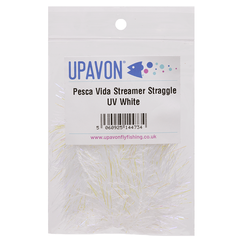 UV White Pesca Vida Streamer Straggle Hackle