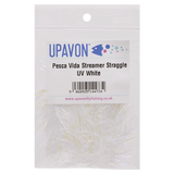 UV White Pesca Vida Streamer Straggle Hackle