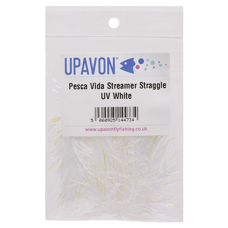 UV White Pesca Vida Streamer Straggle Hackle