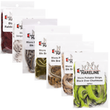 Hareline Black Barred Rabbit Strips