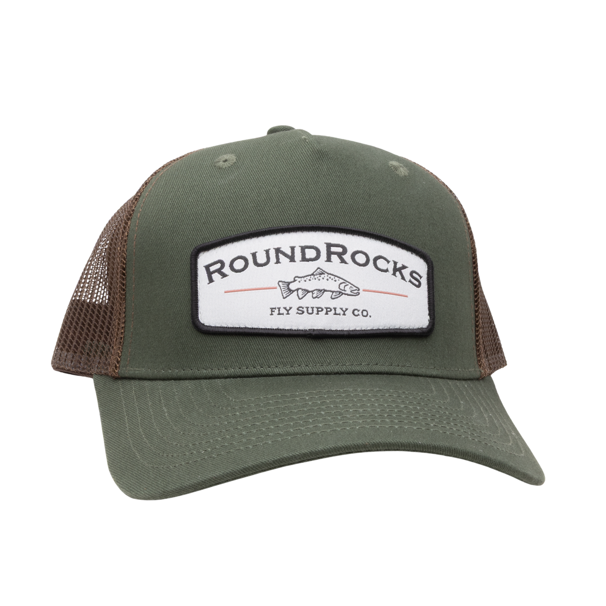 RoundRocks Forest Green Trucker Hat