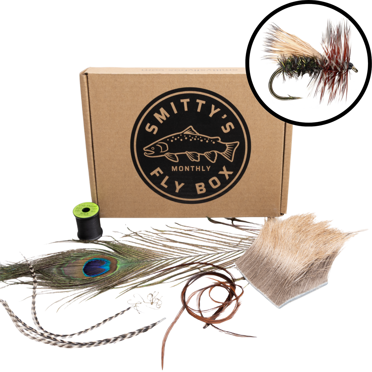 Peacock Caddis - Tying Bundle