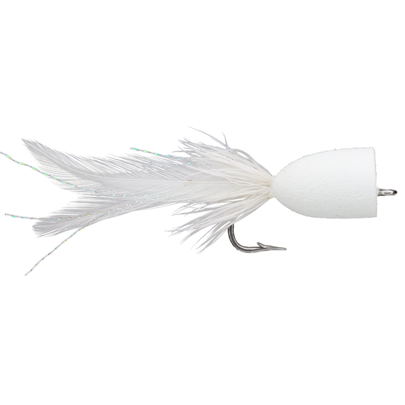 White Bait Fish Salt Popper – Smitty's Fly Box