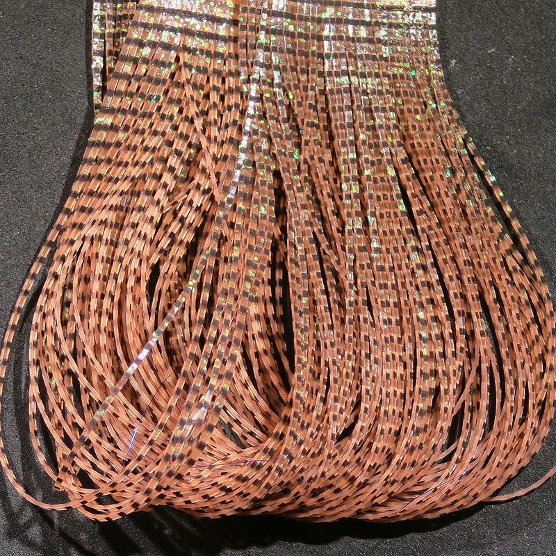 Hareline Grizzly Flutter Legs - Black Barred