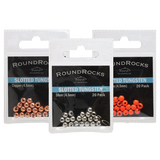 RoundRocks Slotted Tungsten Beads