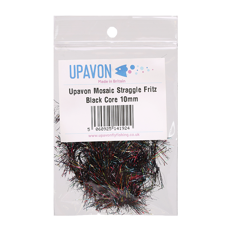 Mosaic Fritz Black Core Upavon Straggle Hackle